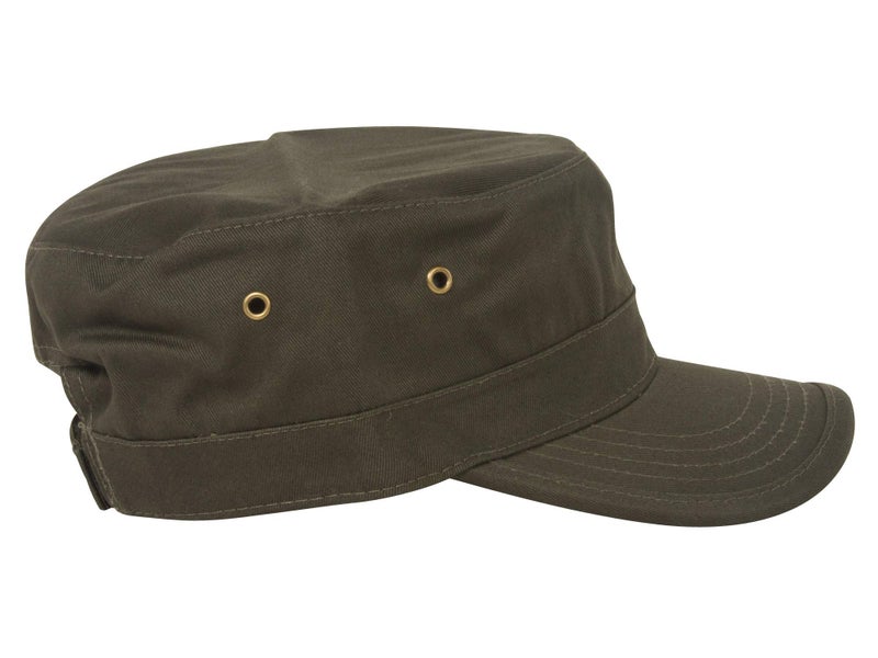 Mega Cap Enzyme Regular Solid Army Caps-Olive W35S45D (One Size) - Image 3